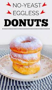 no yeast donut step by step eggless