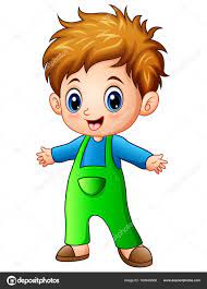 cute little boy cartoon stock vector by