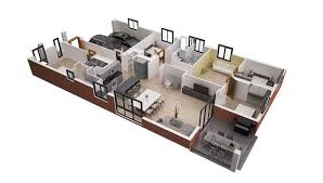 3d Floor Plan Of Nursing Home
