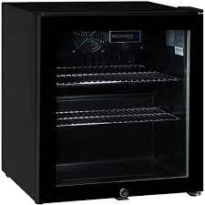 glass door compact bar fridge 50 litre