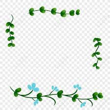 vine border blue vector blue green