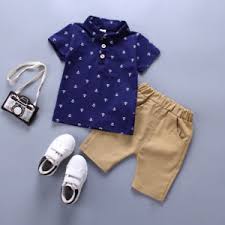 Details About Toddler Kids Baby Boy Clothes Boys Outfits Sets Short T Shirt Pants Dot Tops