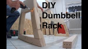 dumbbell rack diy you