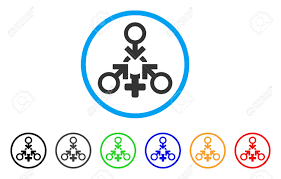 Triple Penetration Sex Rounded Icon. Style Is A Flat Triple Penetration Sex  Gray Symbol Inside Light Blue Circle With Black, Gray, Green, Blue, Red,  Orange Variants. Royalty Free SVG, Cliparts, Vectors, and
