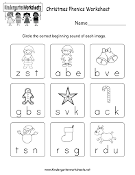 The sheets have been designed for children of all ages. Free Printable Phonics Worksheets For Kindergarten Splendi Christmas Worksheet Beginning Sounds Pdf Math Worksheet
