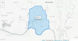 Users can easily view the boundaries of each zip code and the state as a whole. 35808 Zip Code United States