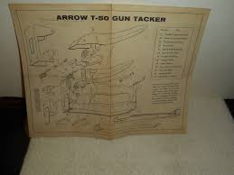 arrow t 50 staple gun schematic diagram