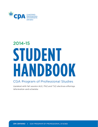 Cga Student Handbook Certified General Accountants Of Ontario