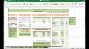 household budget template and tutorial