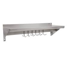 18 Ga Stainless Steel Wall Shelves W