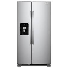 I checked the pressure just before it goes into the solenoid and i. Whirlpool 24 6 Cu Ft Side By Side Refrigerator With Ice And Water Dispenser Fingerprint Resistant Stainless Steel In The Side By Side Refrigerators Department At Lowes Com