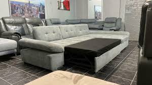 grey corner sofa bed in bolton