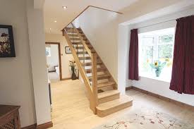 In these, there is a proper view of the top floor from the bottom, which can bring light through the house. First Step Designs Closed To Open Plan Staircase Replacement Glass And Oak Specialists