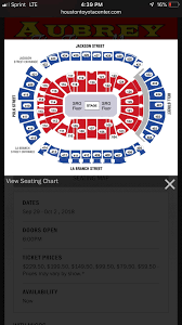 I Have Tickets For Drake At The Toyota Center Section 125