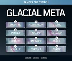 ✓ free for commercial use ✓ high quality images. Glacial Meta Twitch Panels Twitch Website Inspiration Paneling