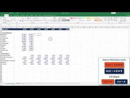 Basic Financial Analysis Setup Excel Crash Course Part 4 Of 7 Corporate Finance Institute