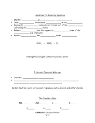 The best source for free balancing equations worksheets. Worksheet 604 More Practice Balancing Equations Tessshebaylo