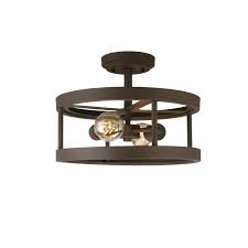 From ceiling fans to lamps and recessed lights to. Luminosa 2 Light Oil Rubbed Bronze Semi Flush Mount Lt1022 The Home Depot Diy Light Fixtures Semi Flush Mount Lighting Ceiling Mount Light Fixtures