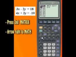 Augmented Matrix To Solve Systems Of