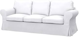 Find leather sofa covers at macy's. Ikea Ektorp Pixbo 3 Seater Sofa Bed Cover Eco Leather White Soferia Amazon De Kuche Haushalt