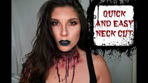 easy halloween tutorial neck cut