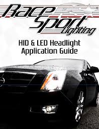 Race Sport Hid Led Headlight Application Guide