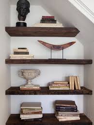 Dark Wood Shelves