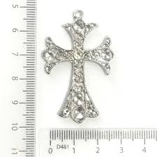 Você encontrará produtos novos ou usados em contas para montagem de bijuterias e cruz de metal no ebay. Crucifixo Para Terco Niquel Medio Pcm001 Und
