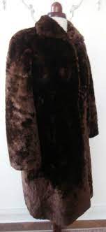 Dark Brown Beaver Lamb Fur Coat Uk