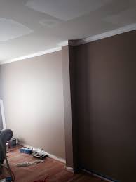 a wall that has a support beam in