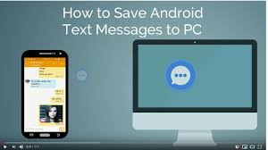 Transfer files between your android device and pc without cables. Transfer Text Messages From Android To Computer Youtube