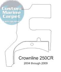 crownline 250 cr pit carpet kit 04 09