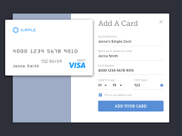 What is a credit card nickname. Daily Ui 02 Credit Card Info By Stewart Hines On Dribbble
