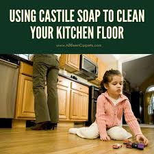 using castile soap to clean your