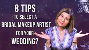 how to select a bridal makeup artist