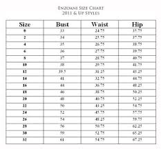 71 Proper Enzoani Bridal Size Chart