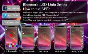 Amazon Com Led Strip Lights Bliifuu 50ft 15m Tape Lights With Bluetooth App And 24 Key Remote Color Changing Led Light Strips For Home Kitchen Bedroom Under Cabinet Party Home Improvement