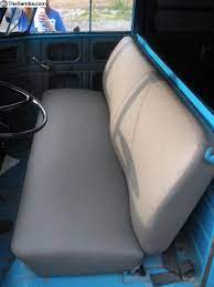 1961 62 Humpback Gray Bus Front Seat