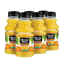 minute maid 100 orange juice 10 oz