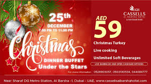 This is a traditional holiday activity that never gets old. Christmas Dinner Party At Cassells Al Barsha Hotel Platinumlist Net