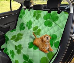 Clover St Patrick Pet Backseat Cover