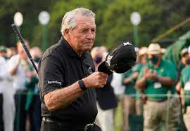 Gary player is one of the greatest golfers of all time!! Loran Smith Talks To Gary Player At The 2021 Masters Golf Tournament