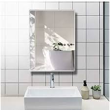 Rectangular Frameless Bathroom Mirror