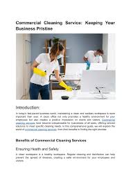 ppt commercial cleaning service