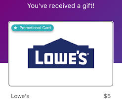 Lowe's has multiple credit cards available: Targeted Bitmo Get 5 Lowe S Gift Card Free For Being A Bitmoperks Member Gc Galore