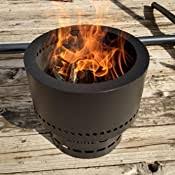 Flame genie wood pellet fire pit is s mall and light weight…about 10 pounds, making it very portable and suitable for for transporting and taking your campfire with you wherever you go. 2pgxb6ea Wow9m