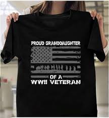 veterans shirt proud granddaughter of