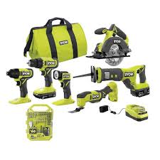 Ryobi One 18v Cordless 6 Tool Combo