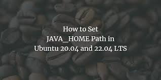 how to set java home path in ubuntu 20