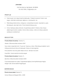Example Of A Simple Resume It Resume Objective It Resume